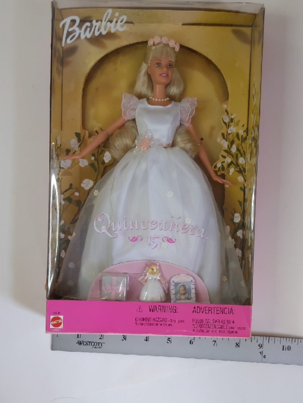 Barbie Quinceañera Doll 15th Birthday 2000 Mattel 50285 + Free Gift - Picture 9 of 9